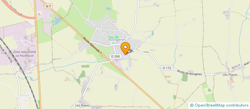 localisation de l'entreprise MONSIEUR JONATHAN BERNARD à RONGERES