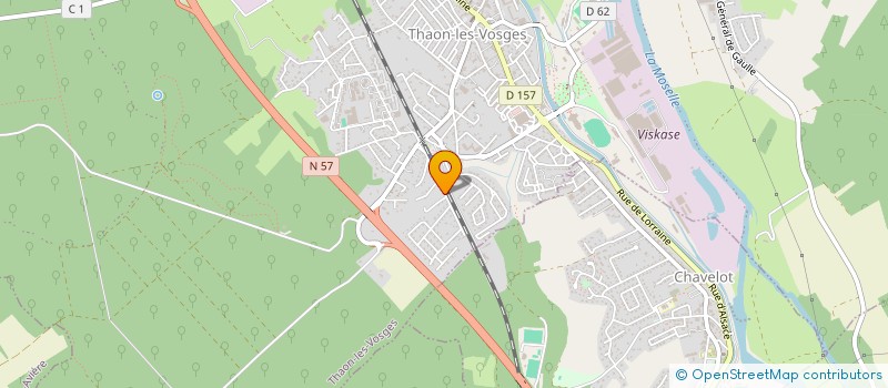 localisation de l'entreprise MONSIEUR JONATHAN BERNARDI  THAON-LES-VOSGES