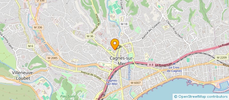 localisation de l'entreprise MONSIEUR JONATHAN BERNARDI à CAGNES-SUR-MER