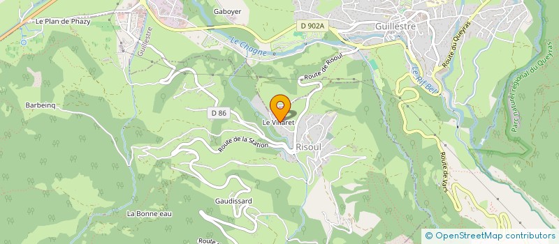 localisation de l'entreprise MONSIEUR JONATHAN BERNOLLIN  RISOUL