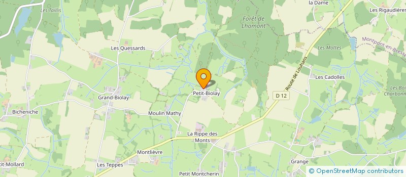 localisation de l'entreprise MONSIEUR JONATHAN BERTHAUD  ROMENAY