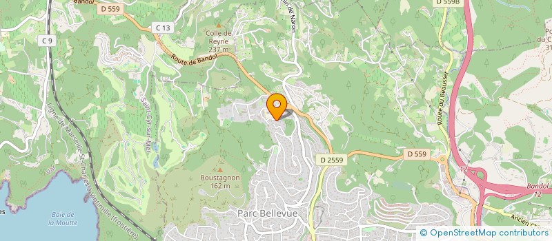 localisation de l'entreprise MONSIEUR JONATHAN BERTHIER  BANDOL