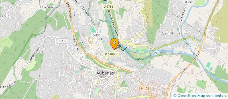 localisation de l'entreprise MONSIEUR JONATHAN BESSON  AUBENAS