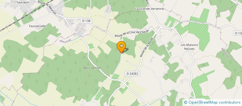 localisation de l'entreprise MONSIEUR JONATHAN BESSON  MEURSAC