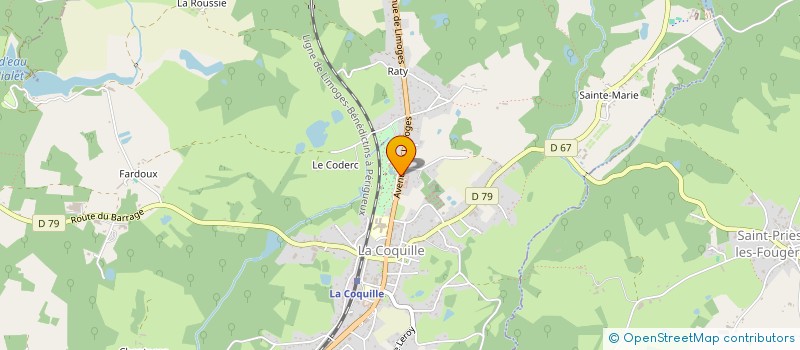 localisation de l'entreprise MONSIEUR JONATHAN BEZUIT  LA COQUILLE