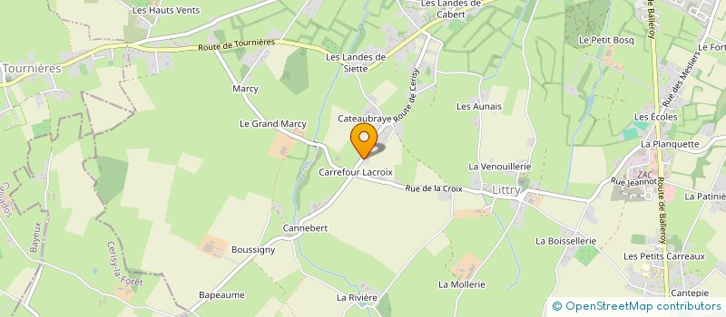 localisation de l'entreprise MONSIEUR JONATHAN BIHEL à LE MOLAY-LITTRY