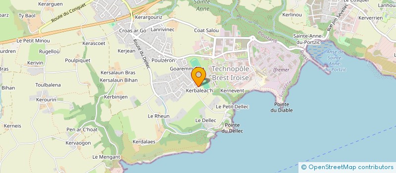 localisation de l'entreprise MONSIEUR JONATHAN BLAISE  PLOUZANE