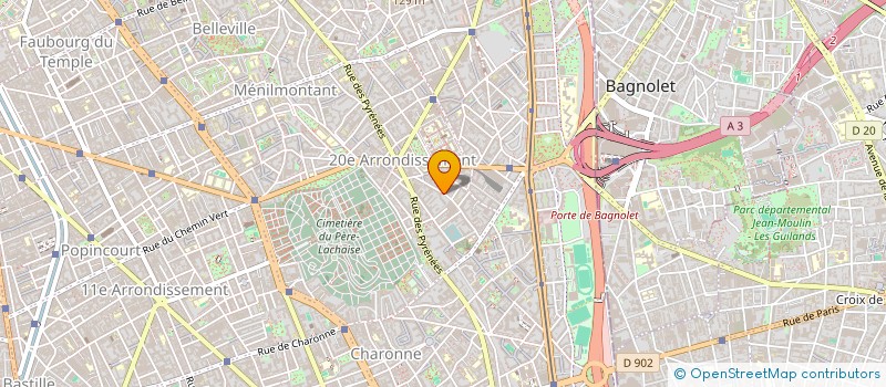 localisation de l'entreprise MONSIEUR JONATHAN BLANC  PARIS