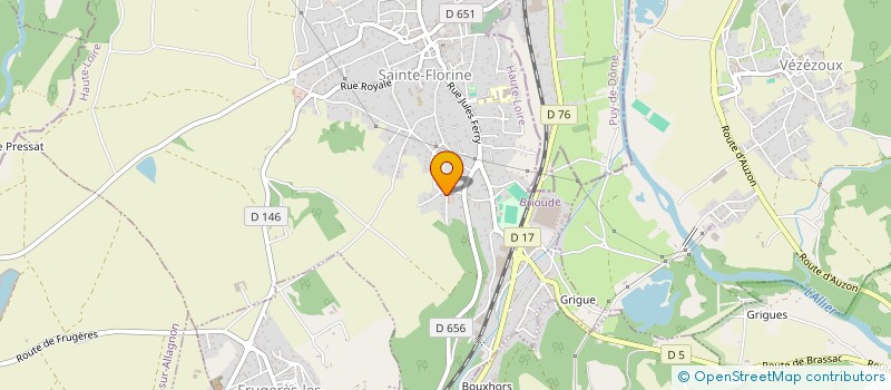 localisation de l'entreprise MONSIEUR JONATHAN BLANQUET  SAINTE-FLORINE