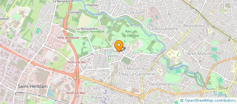 localisation de l'entreprise MONSIEUR JONATHAN BODET  SAINT-HERBLAIN