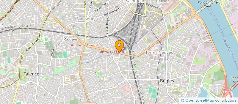 localisation de l'entreprise MONSIEUR JONATHAN BOEUF  BORDEAUX