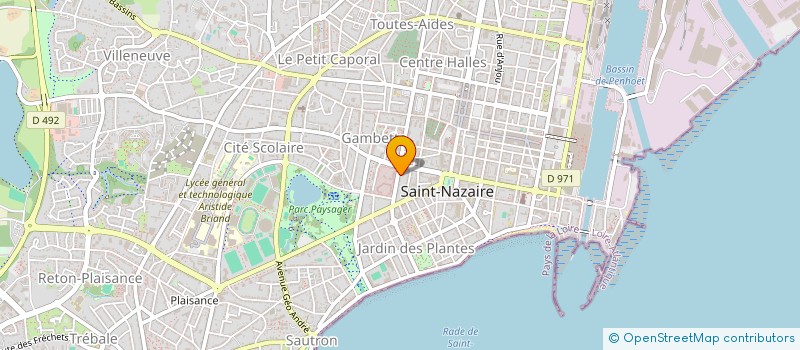 localisation de l'entreprise MONSIEUR JONATHAN BOISROBERT  SAINT-NAZAIRE