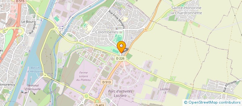 localisation de l'entreprise MONSIEUR JONATHAN BOISSET  COLOMBELLES