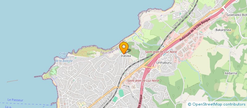 localisation de l'entreprise MONSIEUR JONATHAN BOITEL à SAINT-JEAN-DE-LUZ