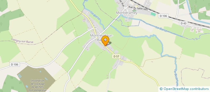 localisation de l'entreprise MONSIEUR JONATHAN BONIFAY  MONTREUIL-SUR-BARSE