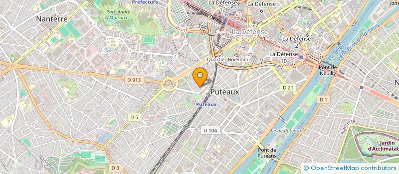 localisation de l'entreprise MONSIEUR JONATHAN BONNAFON à PUTEAUX
