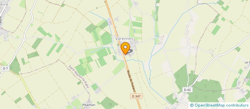 localisation de l'entreprise MONSIEUR JONATHAN BONNAUDEAU  SAINT-MARTIN-LA-PALLU