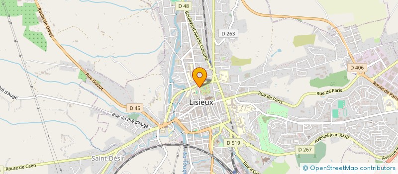 localisation de l'entreprise MONSIEUR JONATHAN BOSQUIER  LISIEUX