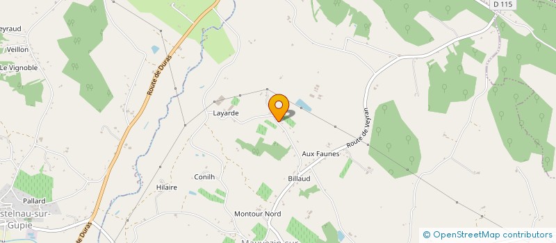 localisation de l'entreprise MONSIEUR JONATHAN BOSSARD  MAUVEZIN-SUR-GUPIE