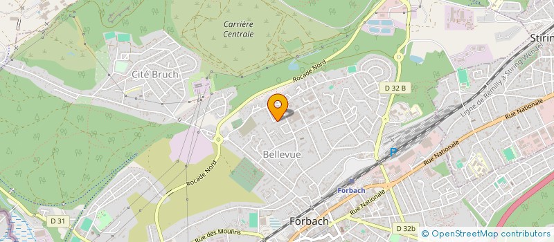 localisation de l'entreprise MONSIEUR JONATHAN BOTT  FORBACH