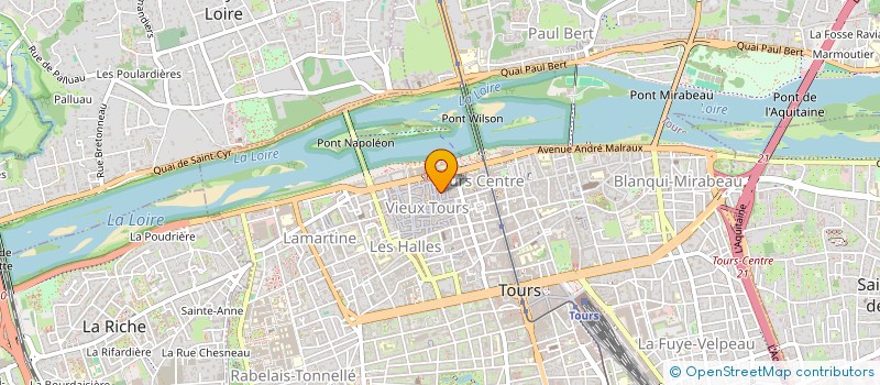 localisation de l'entreprise MONSIEUR JONATHAN BOULANGER  TOURS