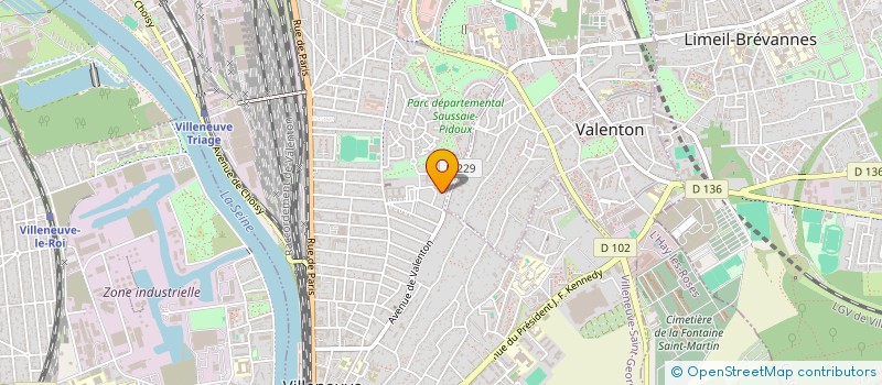 localisation de l'entreprise MONSIEUR JONATHAN BOURMIER  VILLENEUVE-SAINT-GEORGES