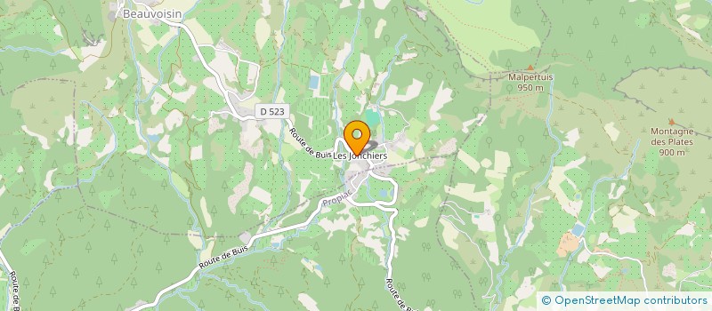 localisation de l'entreprise MONSIEUR JONATHAN BOUTILLOT  BEAUVOISIN