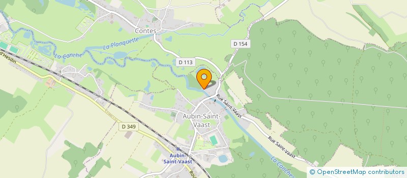 localisation de l'entreprise MONSIEUR JONATHAN BOUTON  AUBIN-SAINT-VAAST