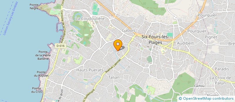 localisation de l'entreprise MONSIEUR JONATHAN BOUVIGNIES à SIX-FOURS-LES-PLAGES