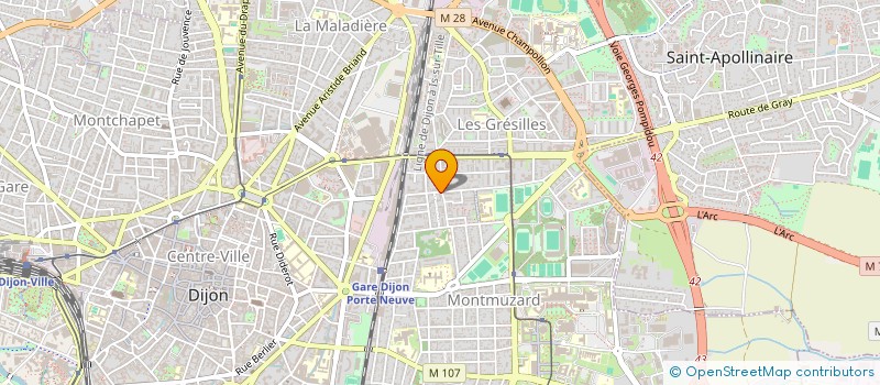 localisation de l'entreprise MONSIEUR JONATHAN BOYER à DIJON