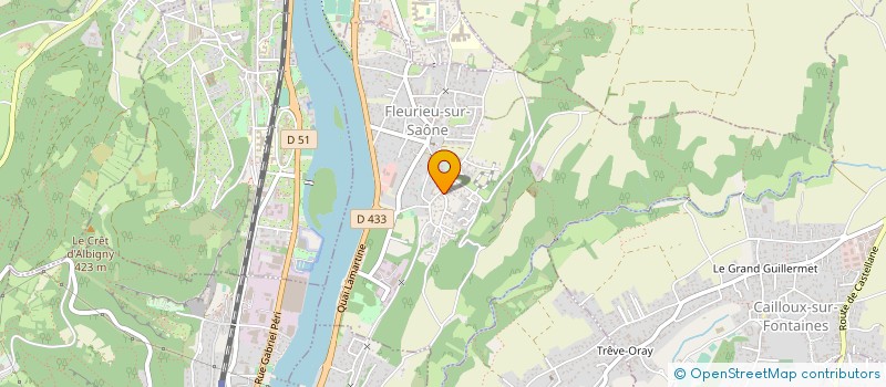 localisation de l'entreprise MONSIEUR JONATHAN BRAILLON  FLEURIEU-SUR-SAONE