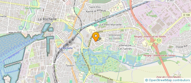 localisation de l'entreprise MONSIEUR JONATHAN BRATIERES  LA ROCHELLE