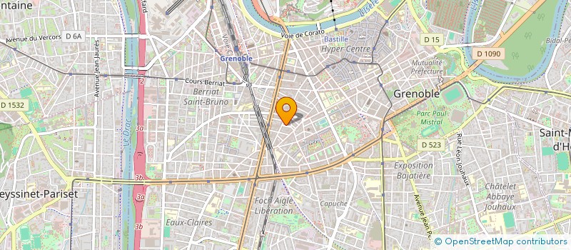 localisation de l'entreprise MONSIEUR JONATHAN BRAUD  GRENOBLE