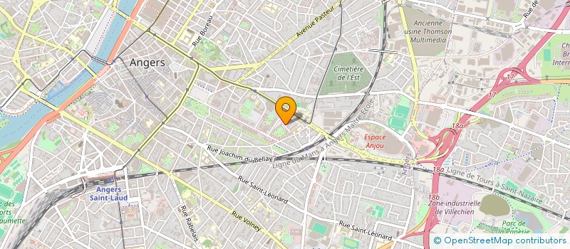 localisation de l'entreprise MONSIEUR JONATHAN BREGEOT  ANGERS