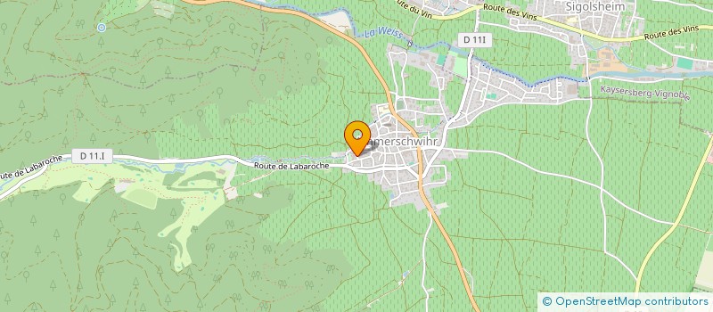 localisation de l'entreprise MONSIEUR JONATHAN BRENDEL  AMMERSCHWIHR