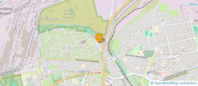 localisation de l'entreprise MONSIEUR JONATHAN BRIOIT à DUNKERQUE