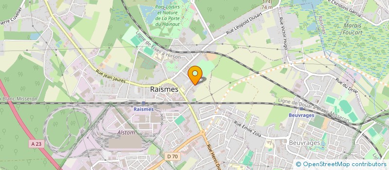 localisation de l'entreprise MONSIEUR JONATHAN BRION  RAISMES