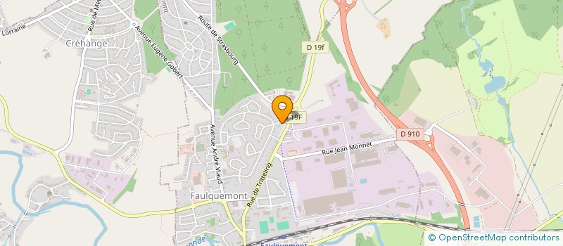 localisation de l'entreprise MONSIEUR JONATHAN BRUCKER  FAULQUEMONT