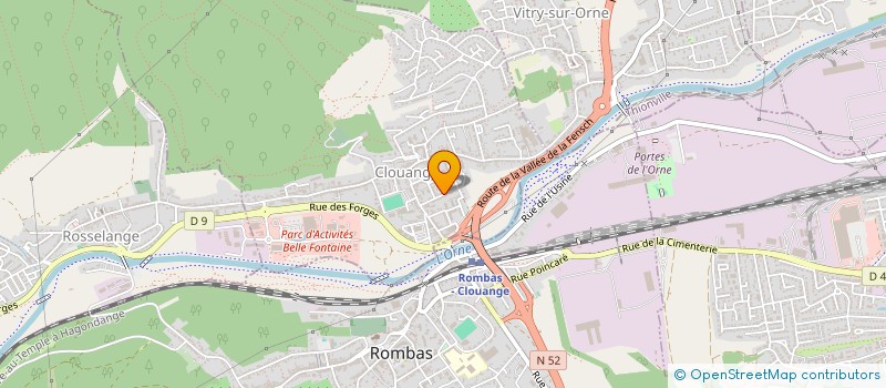 localisation de l'entreprise MONSIEUR JONATHAN BRUN  CLOUANGE