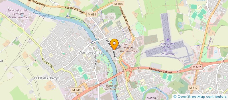 localisation de l'entreprise MONSIEUR JONATHAN BRYGO  WAMBRECHIES