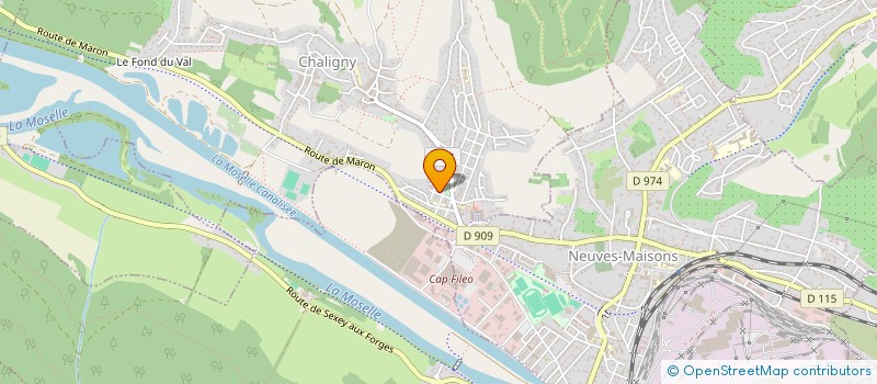 localisation de l'entreprise MONSIEUR JONATHAN BURTAIRE  CHALIGNY