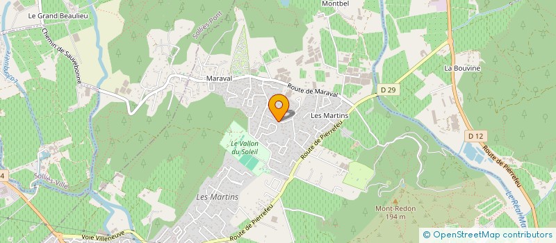 localisation de l'entreprise MONSIEUR JONATHAN BUTTY  LA CRAU