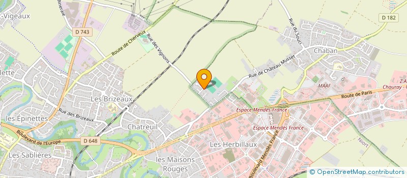 localisation de l'entreprise MONSIEUR JONATHAN CACOUAULT  CHAURAY