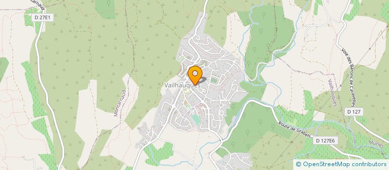 localisation de l'entreprise MONSIEUR JONATHAN CAHOUR  VAILHAUQUES