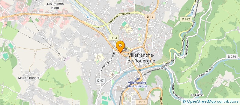 localisation de l'entreprise MONSIEUR JONATHAN CAILLIE  VILLEFRANCHE-DE-ROUERGUE