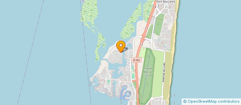 localisation de l'entreprise MONSIEUR JONATHAN CALVES  LE BARCARES