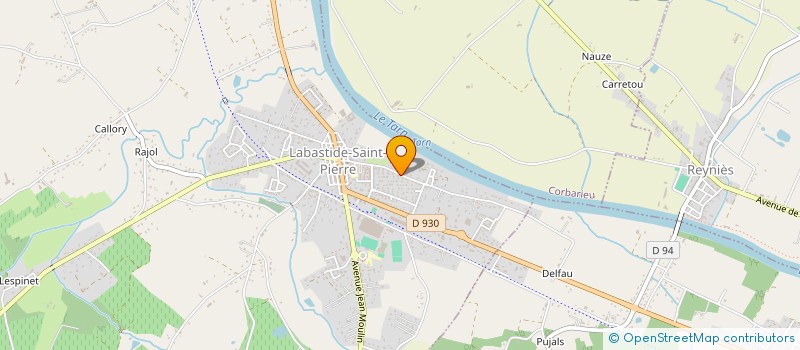 localisation de l'entreprise MONSIEUR JONATHAN CALVET  LABASTIDE-SAINT-PIERRE