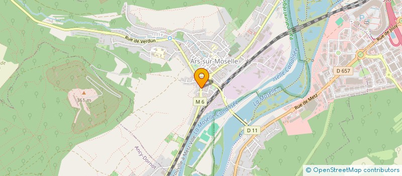 localisation de l'entreprise MONSIEUR JONATHAN CANIT  ARS-SUR-MOSELLE