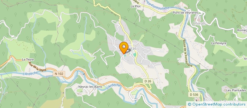 localisation de l'entreprise MONSIEUR JONATHAN CANOVAS  MEYRAS