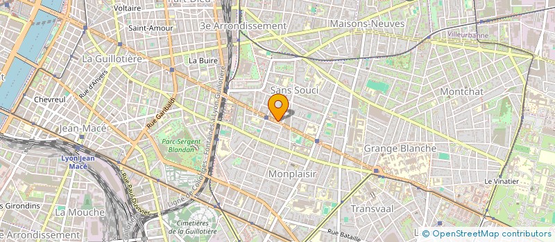 localisation de l'entreprise MONSIEUR JONATHAN CARABIN  LYON